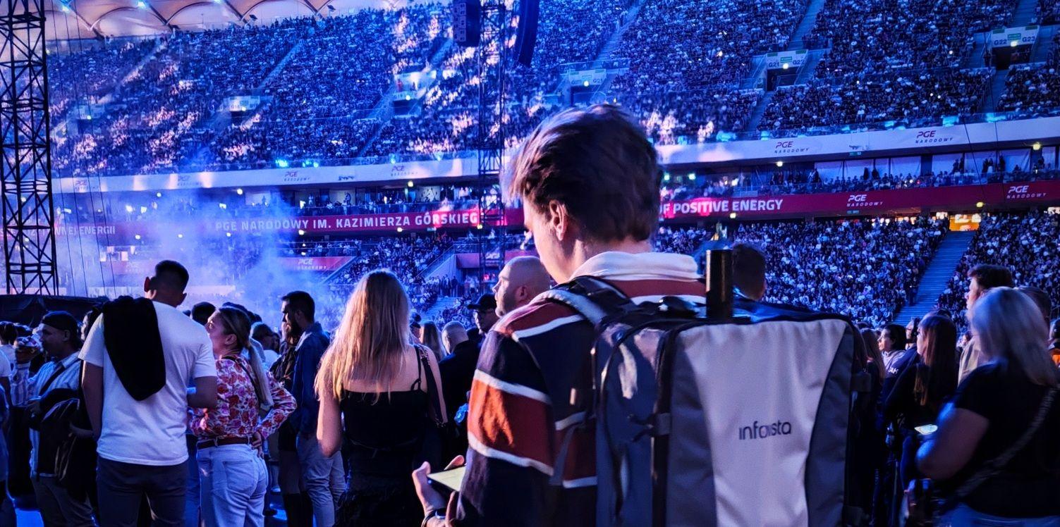 Monitoring DAS During a Sold-out Gig at PGE Narodowy